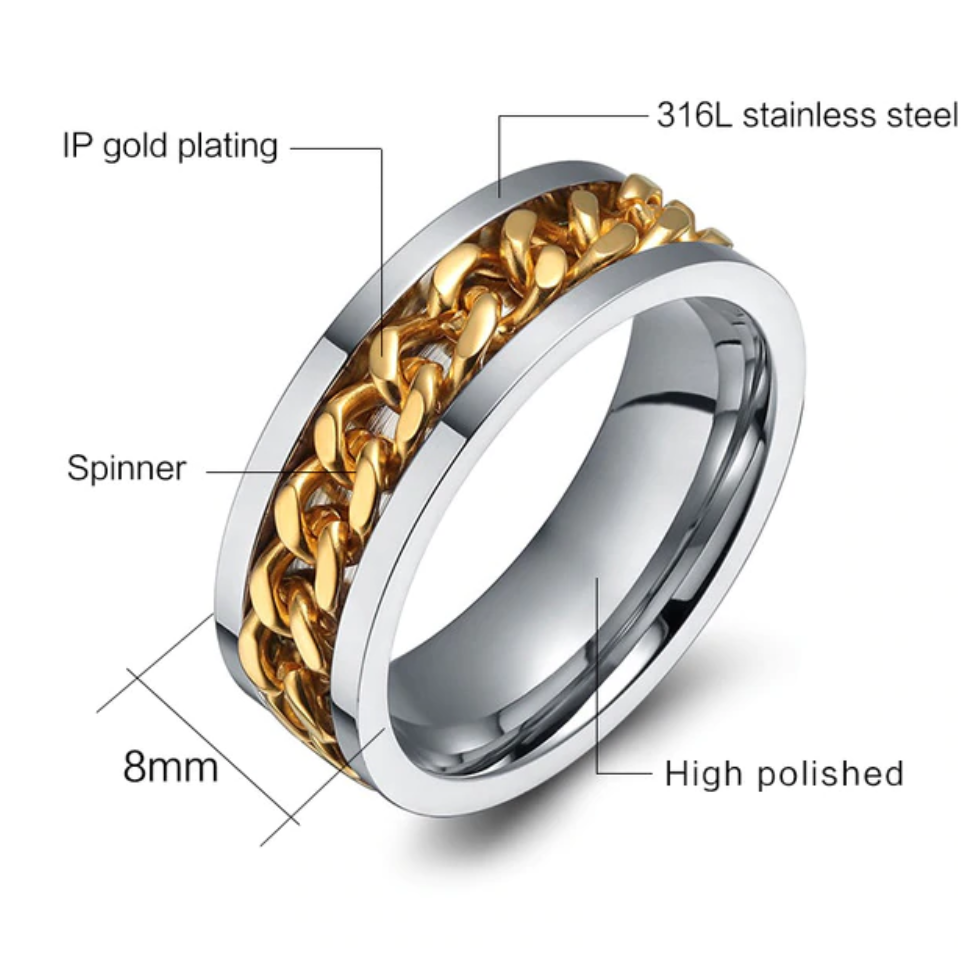 טבעת לגבר דגם 6312 - ME by April