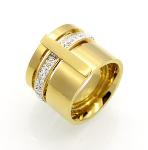 טבעת דגם 627 - מצופה זהב 14 קראט - ME by April