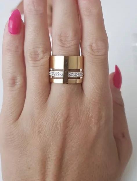 טבעת דגם 627 - מצופה זהב 14 קראט - ME by April