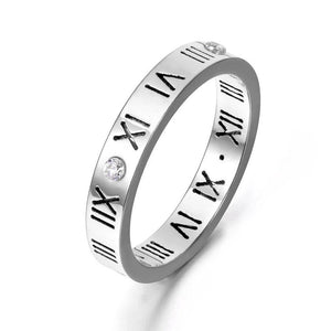 טבעת משובצת קריסטל אוסטרי דגם 931148 - ME by April